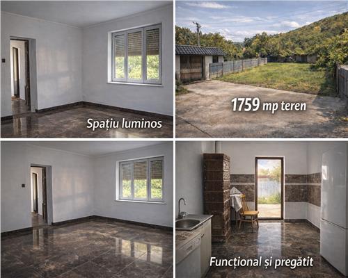 Evadare din oraș | Casă în mijlocul naturii – 1759 mp teren