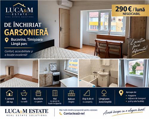 Apartament 1 camera zona Bucovina/Mall